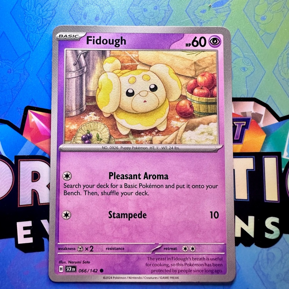 fidough (066/142) - common — pokémon: stellar crown